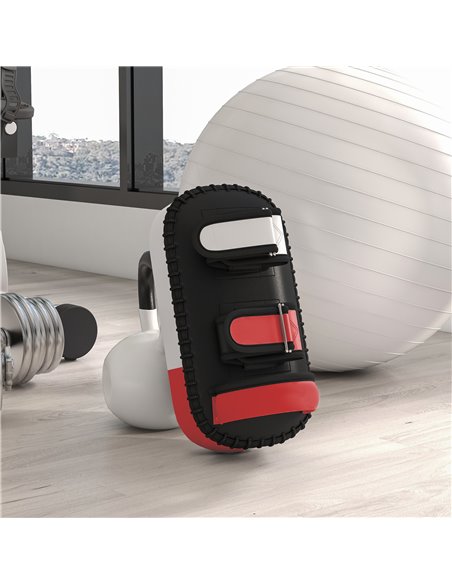 SPORTNOW Kick Shield for Martial Arts Training, Thick Padding, for Muay Thai, Karate, Taekwondo, Kickboxing, Black A91-312V01BK - pic 89549 | FastDaddyshop