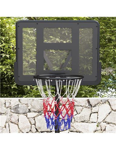 SPORTNOW Height Adjustable Basketball System, Freestanding Basketball Hoop and Stand w/ Wheels, 167-228cm A61-056V00BK