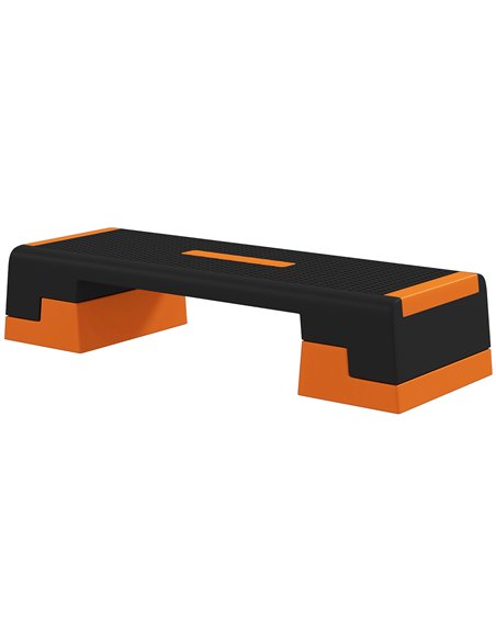 SPORTNOW 15cm/20cm/25cm Exercise Stepper for Home Workout, Aerobic Step Platform, Orange A90-355V00OG - pic 89615 | FastDaddyshop