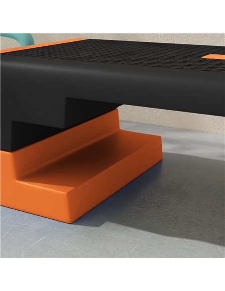 SPORTNOW 15cm/20cm/25cm Exercise Stepper for Home Workout, Aerobic Step Platform, Orange A90-355V00OG - pic 89623 | FastDaddyshop