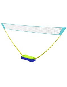 SPORTNOW Badminton Set with Volleyball Net, Portable Badminton Net with 2 Rackets, 2 Shuttlecocks and Carry Case, for Indoor Out
