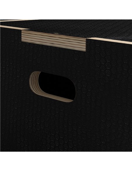 SPORTNOW 3-in-1 Wooden Plyo Box, Anti-Slip Plyometric Jump Platform, Step up Exercise Box w/ Handle Openings for Home Gym Traini - pic 89702 | FastDaddyshop