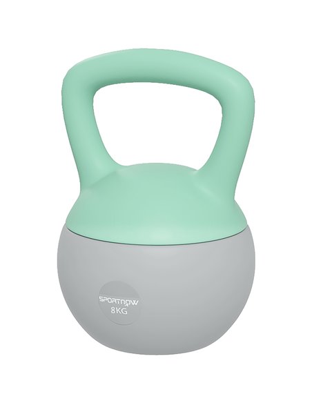 SPORTNOW 8KG Kettlebell, Soft Kettle Bell with Non-Slip Handle for Home Gym Weight Lifting and Strength Training A91-340V02GY - pic 89714 | FastDaddyshop