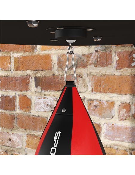 SPORTNOW Wall Mounted Speed Bag Platform, Height Adjustable Punching Bag Training Kit A91-333V01BK - pic 89766 | FastDaddyshop