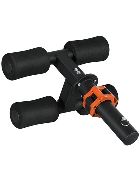 SPORTNOW Tibialis Trainer Tib Bar for Strengthening Calves Shins Ankles, Fits 5cm/2" Weight Plates A91-334V00BK - pic 89777 | FastDaddyshop