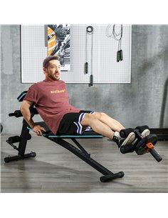 SPORTNOW Tibialis Trainer Tib Bar for Strengthening Calves Shins Ankles, Fits 5cm/2" Weight Plates A91-334V00BK 2