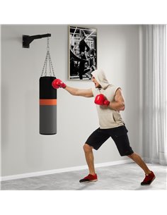 SPORTNOW Punch Bag Wall Bracket, 5-Length Adjustable Boxing Bag Bracket for Kickboxing Muay Thai Punching Training A91-326V00BK 2