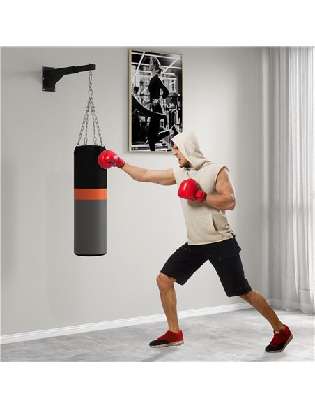 SPORTNOW Punch Bag Wall Bracket, 5-Length Adjustable Boxing Bag Bracket for Kickboxing Muay Thai Punching Training A91-326V00BK - pic 89787 | FastDaddyshop