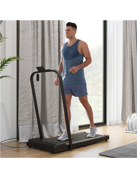 SPORTNOW 2.5HP Walking Pad, 1-6km/h Folding Treadmill with Remote Control and LED Display for Home Gym Office, Orange A90-365V70 - pic 89931 | FastDaddyshop