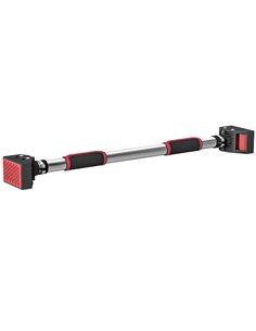 SPORTNOW Pull Up Bar for Home Doorway Pull Up Bar, No Screws Door Frame Chin Up Bar, Adjustable Length (75-92cm) for Home Gym Wo