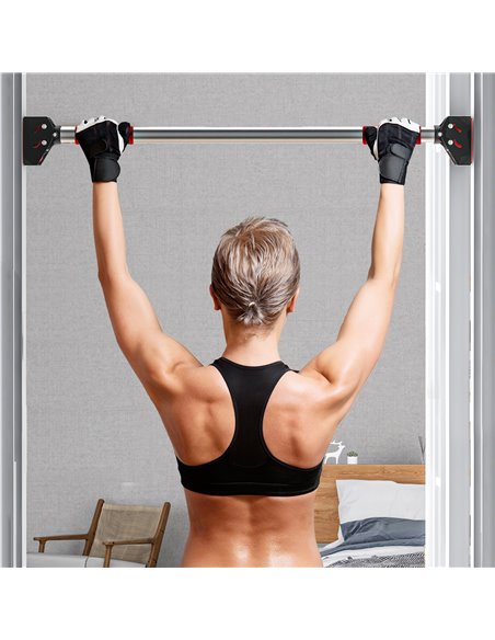 SPORTNOW Pull Up Bar for Home Doorway Pull Up Bar, No Screws Door Frame Chin Up Bar, Adjustable Length (75-92cm) for Home Gym Wo - pic 89964 | FastDaddyshop