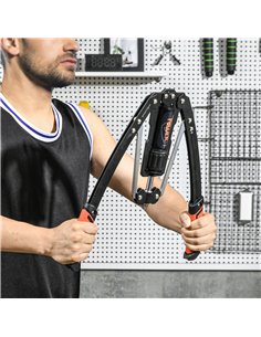 SPORTNOW Twister Arm Exerciser, Adjustable 22-440lbs Hydraulic Power Exerciser, Home Chest Expander, Strength Training Equipment 2
