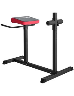 SPORTNOW Back Extension Roman Chair, Hyperextension Bench with Adjustable Leg Roller for Back, Abdominal and Gluteal Training A9
