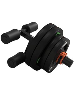 SPORTNOW Tib Bar with 2 x 5kg&2 x 10kg Olympic Weight Plates, Tibialis Trainer Calf Raise Machine for Shin Splints and Knee Pain