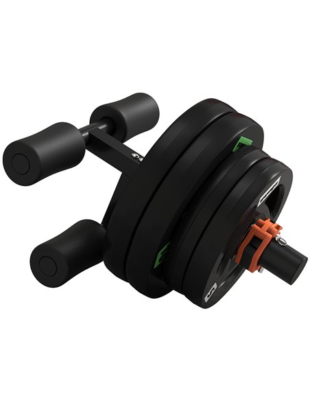 SPORTNOW Tib Bar with 2 x 5kg&2 x 10kg Olympic Weight Plates, Tibialis Trainer Calf Raise Machine for Shin Splints and Knee Pain - pic 90002 | FastDaddyshop
