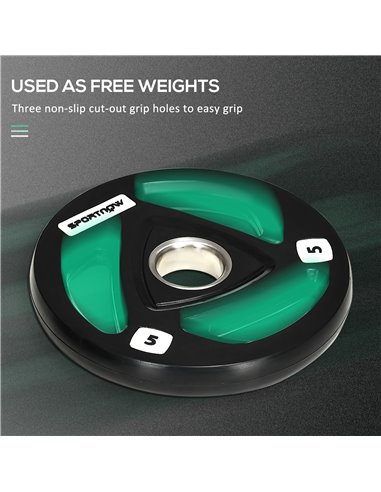 SPORTNOW Tib Bar with 2 x 5kg&2 x 10kg Olympic Weight Plates, Tibialis Trainer Calf Raise Machine for Shin Splints and Knee Pain