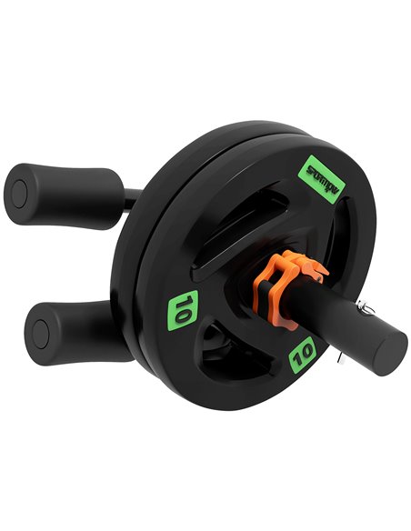 SPORTNOW Tib Bar with 2 x 10kg Olympic Weight Plates, Tibialis Trainer Calf Raise Machine for Shin Splints and Knee Pain Relief, - pic 90056 | FastDaddyshop