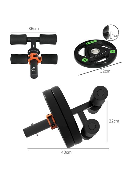 SPORTNOW Tib Bar with 2 x 10kg Olympic Weight Plates, Tibialis Trainer Calf Raise Machine for Shin Splints and Knee Pain Relief, - pic 90058 | FastDaddyshop