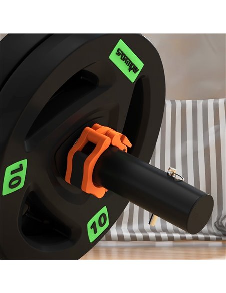 SPORTNOW Tib Bar with 2 x 10kg Olympic Weight Plates, Tibialis Trainer Calf Raise Machine for Shin Splints and Knee Pain Relief, - pic 90064 | FastDaddyshop