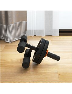 SPORTNOW Tib Bar with 2 x 5kg Olympic Weight Plates, Tibialis Trainer Calf Raise Machine for Shin Splints and Knee Pain Relief,  2