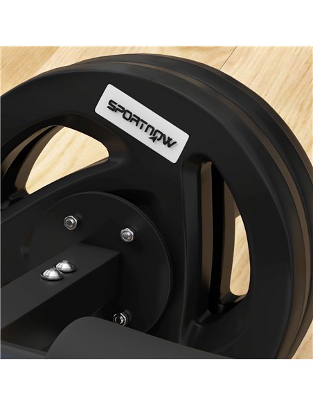 SPORTNOW Tib Bar with 2 x 5kg Olympic Weight Plates, Tibialis Trainer Calf Raise Machine for Shin Splints and Knee Pain Relief,  - pic 90082 | FastDaddyshop