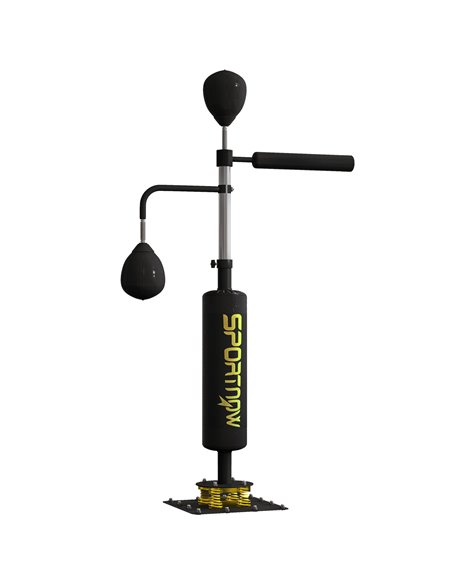SPORTNOW Boxing Bag, Freestanding Punching Bag, with Reflex Bar, Speed Balls, Black A91-249V00BK - pic 90083 | FastDaddyshop