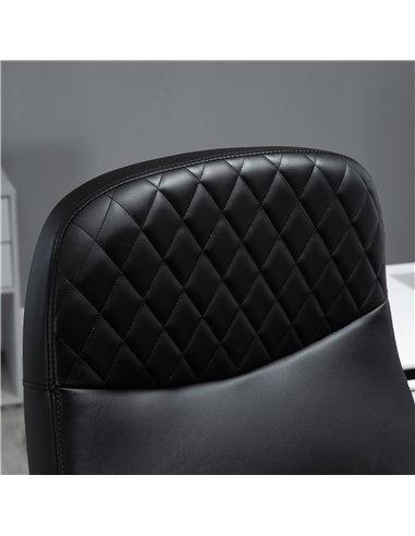 Vinsetto High Back Massage Office Chair with Armrest PU Leather Vibration Executive Chair with Adjustable Height and Built-in Lu