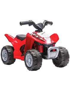 AIYAPLAY Honda Licensed Electric Ride on Cars Kids Car Kids Electric Quad Bike 6V ATV Ride On, 4 Pack, for 1.5-3 Years Red 370-2