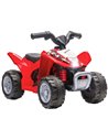 AIYAPLAY Honda Licensed Electric Ride on Cars Kids Car Kids Electric Quad Bike 6V ATV Ride On, 4 Pack, for 1.5-3 Years Red 370-2