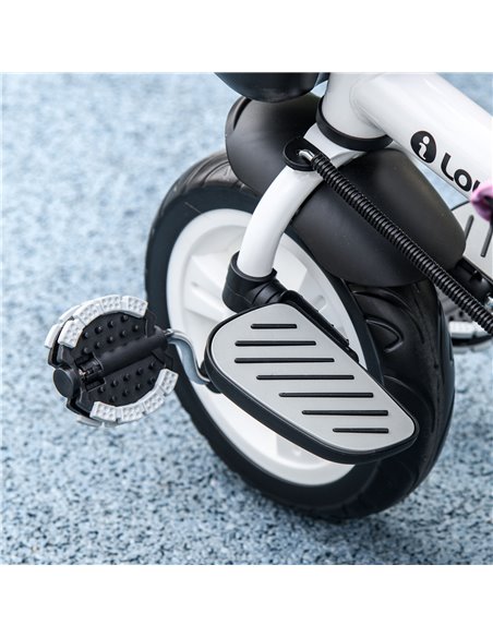 HOMCOM Metal Frame 4 in 1 Baby Push Tricycle with Parent Handle for 1-5 Years Old, Pink 370-061V00PK - pic 90316 | FastDaddyshop