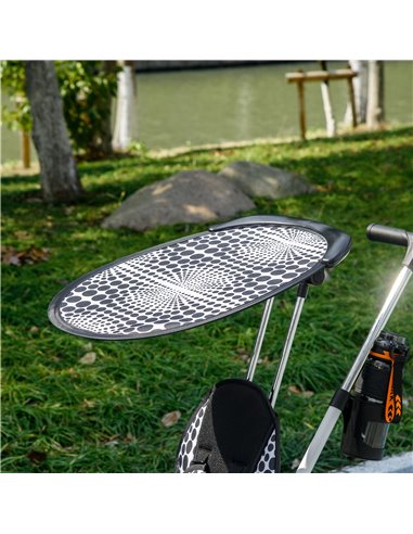 HOMCOM 4 in 1 Tricycle for Kids with 5-point harness straps, Removable Canopy, White 370-025V01WT