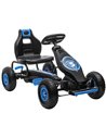 HOMCOM Kids Pedal Go Kart, with Adjustable Seat, Inflatable Tyres - Blue 370-256V00BU