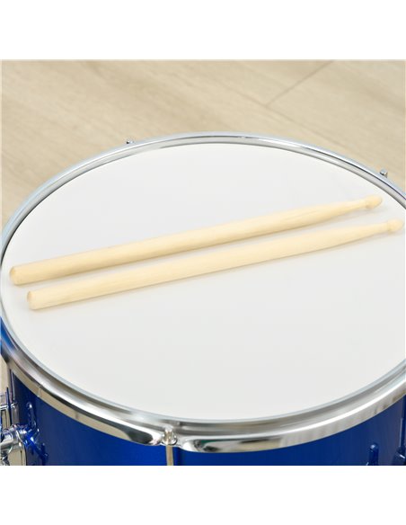 AIYAPLAY 11 Piece Kids Drum Kit w/ Stool, Drumsticks, Pedal, Cymbals, for 3-6 Years, Blue 390-026V00BU - pic 90415 | FastDaddyshop