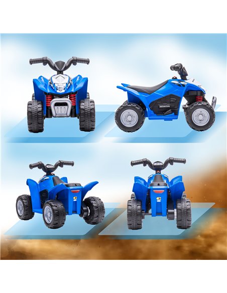 AIYAPLAY Honda Licensed Kids Electric Quad Bike 6V ATV Ride On for 1.5-3 Years Blue 370-224V70BU - pic 90486 | FastDaddyshop