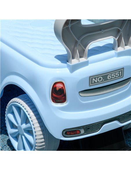 AIYAPLAY Foot To Floor Ride On Car Sliding Car w/ Air Horn, Anti-Over-Backwards, 18 to 36 Months - Light Blue 370-316V00LB - pic 90523 | FastDaddyshop
