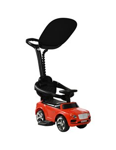 AIYAPLAY Bentley Bentayga Licensed 3-in-1 Baby Push Car,  Ride on Car Sliding Car with Canopy, Horn Music - Red 370-317V00RD