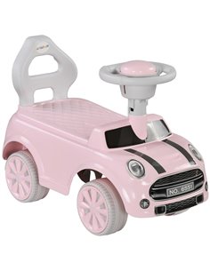 AIYAPLAY Foot To Floor Ride On Car Sliding Car w/ Air Horn, Anti-Over-Backwards, 18 to 36 Months - Pink 370-316V00PK