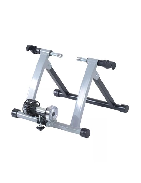 HOMCOM Indoor Bicycle Turbo Trainer, Cyclone System-Silver 5661-0020SL - pic 90731 | FastDaddyshop