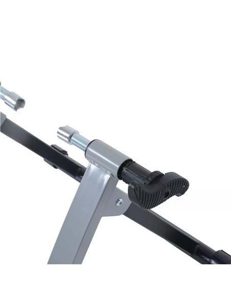 HOMCOM Indoor Bicycle Turbo Trainer, Cyclone System-Silver 5661-0020SL - pic 90737 | FastDaddyshop