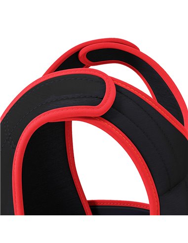 HOMCOM 20kg Metal Sand Weight Adjustable Unisex Trainer Vest Black/Red A93-042V02