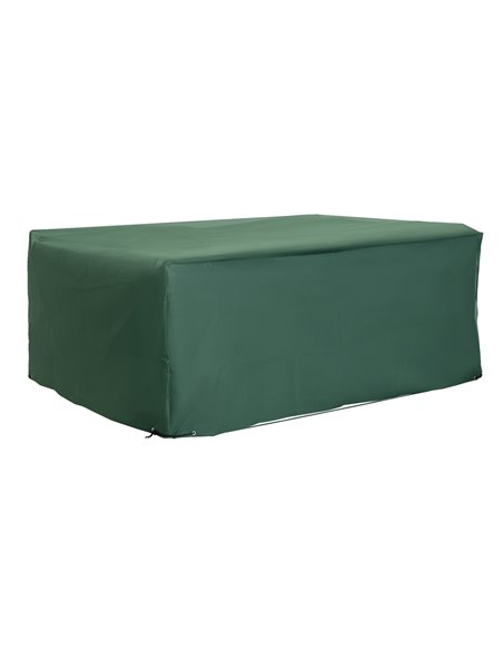 Outsunny 600D Garden Furniture Cover Outdoor Garden Rattan Furniture Protection Oxford Set Cover Waterproof Anti-UV Green 205x14 - pic 90776 | FastDaddyshop