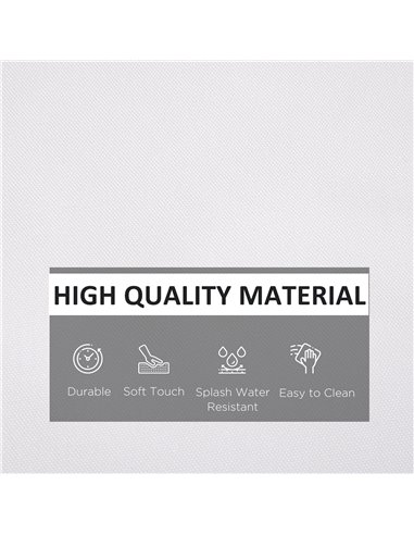 Outsunny Rattan Furniture Cushion Cover Replacement Set, 7 pcs 01-0379