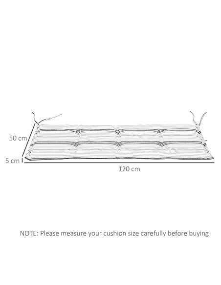 Outsunny Rattan Seating Ensemble: Striped Polyester Cushions for Alfresco Lounging, Set of 2, Verdant Hue 84B-431V70YG - pic 90823 | FastDaddyshop