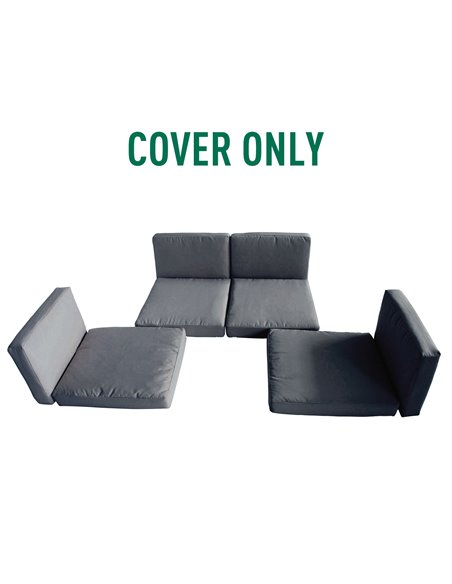 Outsunny Replacement Cushion Cover Garden Rattan Patio Furniture Seat Cover Polyester Outdoor- No Cushion Included 84B-523 - pic 90834 | FastDaddyshop