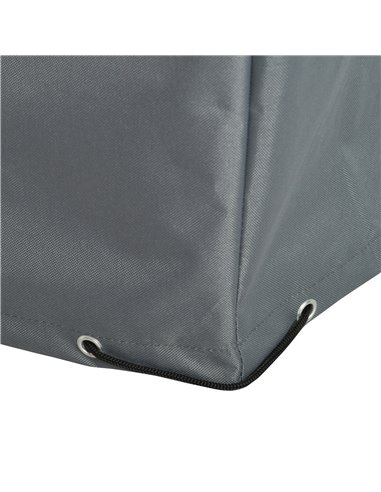 Outsunny Rattan Furniture Shield: Water-Resistant Oxford Cover for Lounge Sets, UV Protection, 200 x 73 x 35cm, Grey 84B-585