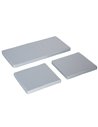 Outsunny 3 PCs Outdoor Seat Cushion for Rattan Furniture, Garden Furniture Cushions, Grey 84B-865V70