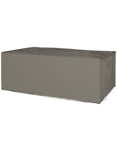 Outsunny 600D Oxford Patio Set Cover Outdoor Garden Rattan Furniture Protection Cover Protector Waterproof Anti-UV Grey 210L x 1