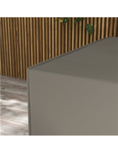 Outsunny 600D Oxford Patio Set Cover Outdoor Garden Rattan Furniture Protection Cover Protector Waterproof Anti-UV Grey 210L x 1
