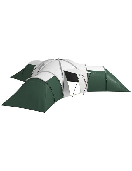 Outsunny 6-9 Man Tent with Bedrooms and Living Room, Accessories Included A20-351V00GN - pic 91001 | FastDaddyshop
