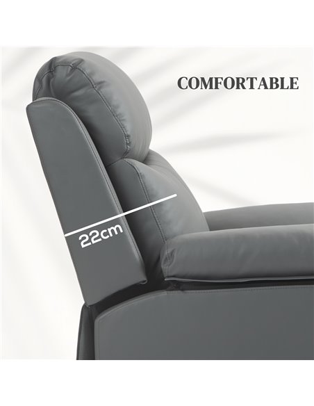 HOMCOM Riser Recliner Chairs Power Recliner Chair for the Elderly, Lift Chair with Remote Control, Side Pockets, Charcoal Grey 7 - pic 91491 | FastDaddyshop